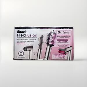 Shark FlexFusion Hair Dryer with Fusion Hair Brush, Ceramic Air Styler HD641